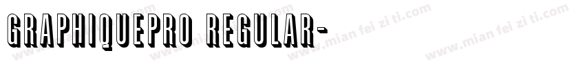 GraphiquePro Regular字体转换